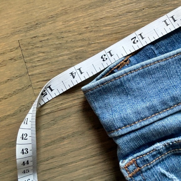 MADEWELL 9" High Rise Skinny Jeans‎ Women's 26 Light Wash Denim Blue - Picture 9 of 11